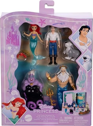 Ariel Storybook Set - 6 Characters Multicolor Ages 3+