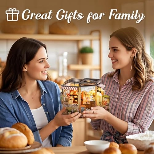 Dollhouse Miniature Kit - Wood LED lights