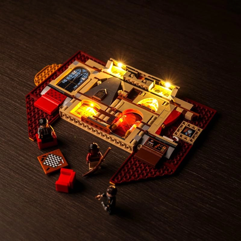 LED Light Kit for Lego 76409 Gryffindor House Banner - Battery Powered LED