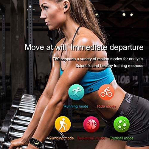 Smart Sports Bracelet - Bluetooth Headset 1.14 Inch Color Screen Heart Rate Monitoring