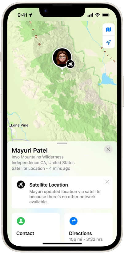 Let friends know how remote you go.
