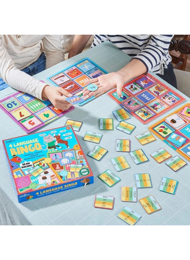 4 Language Bingo Game - Ages 3+
