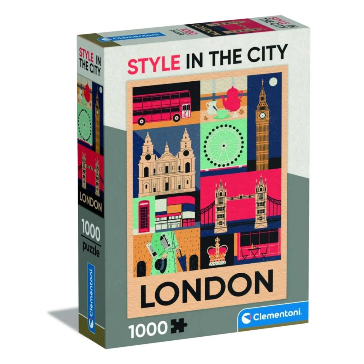 Clementoni Style In The City London Puzzle (527-39844) - 1000 pcs