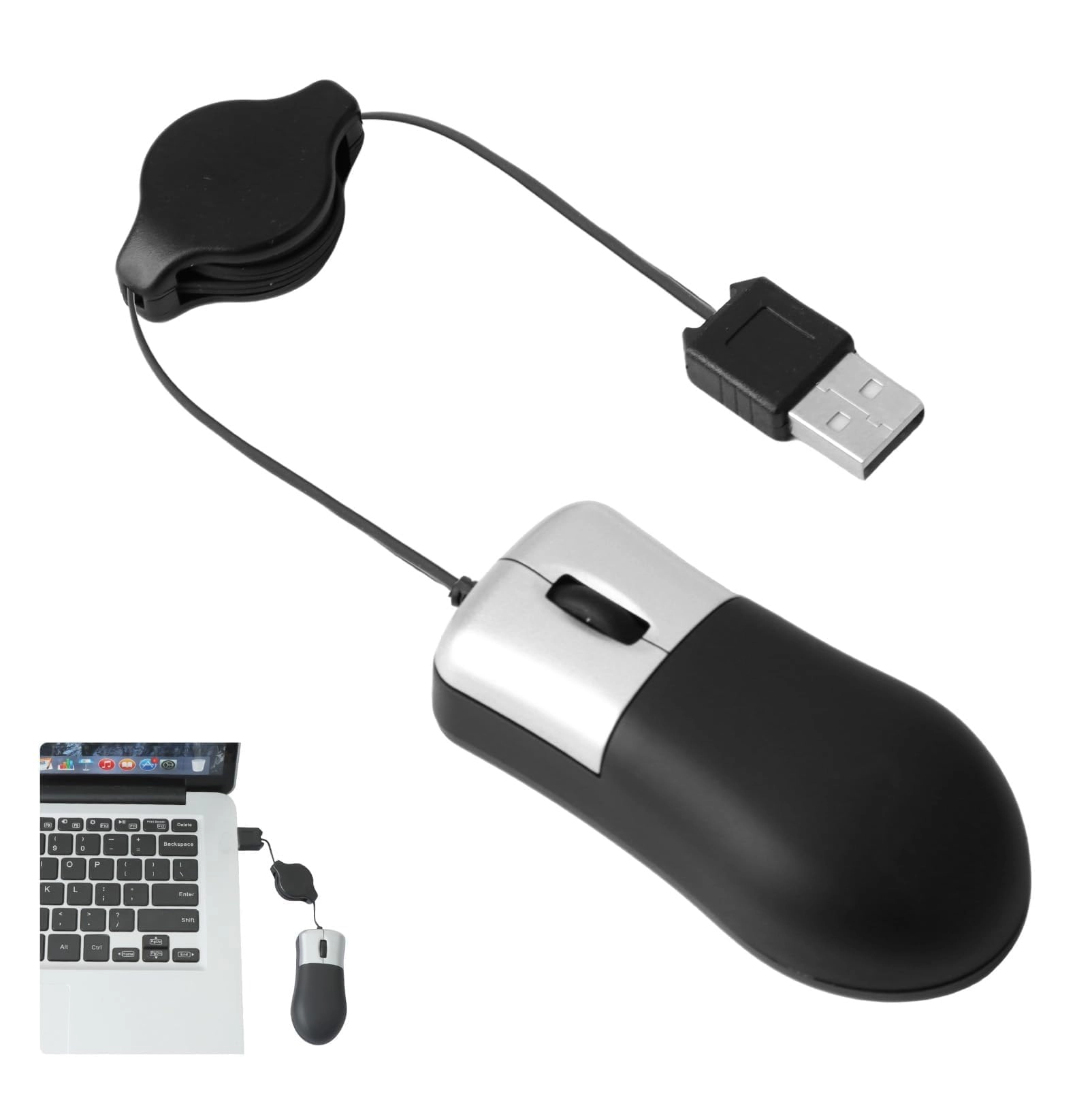 Times Mark Travel Mouse for Laptop123 - USB-C
