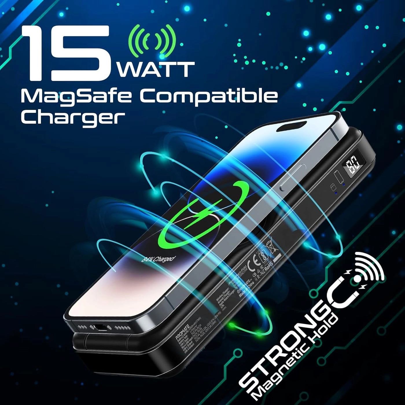 PowerPack-Fold - 10000 mAh 15W Wireless charging