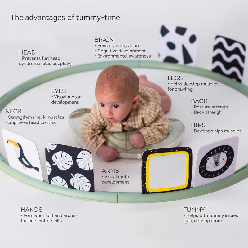 Tummy-time Activity Gym - Suitable for 0 month & above