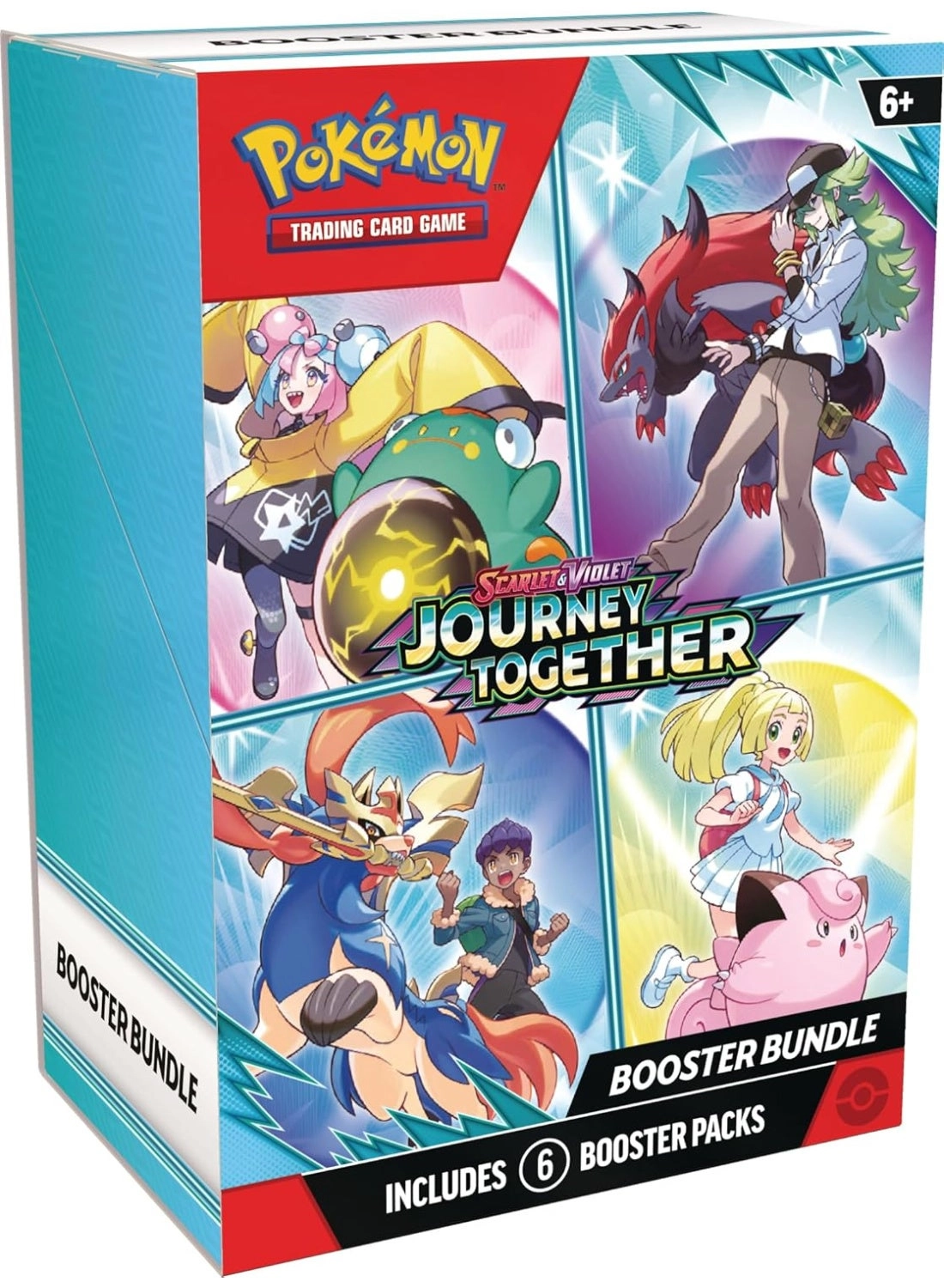 Pokémon Journey Together Booster Pack - English 6pcs
