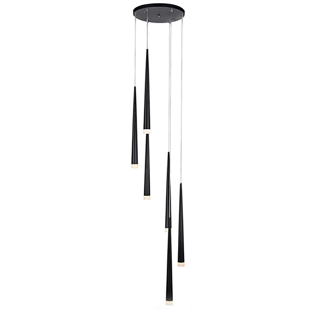 NSXBY Raindrop Chandelier - 90W Adjustable Height 6 head