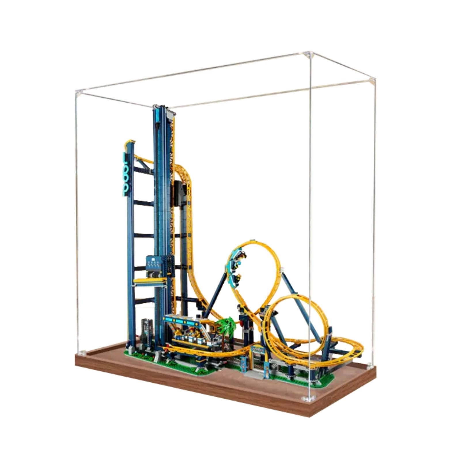 SUNHON Figures Display Box - Acrylic 2mm for LEGO Lo-op Coastter 10303