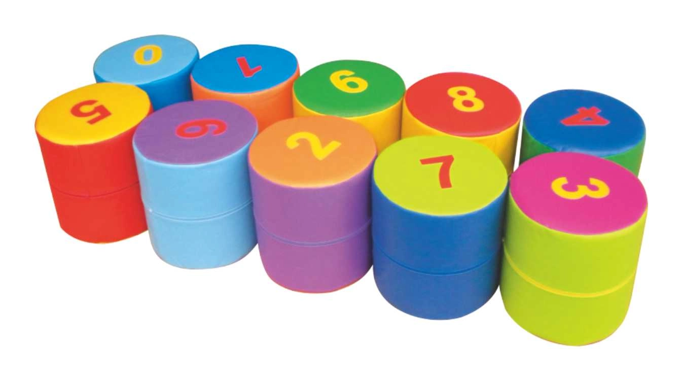 Rainbow Toys Kids Soft Numerical Blocks Playset