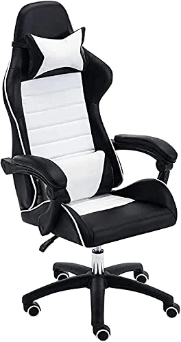 Desk Chair - PU Leather Brown High Back