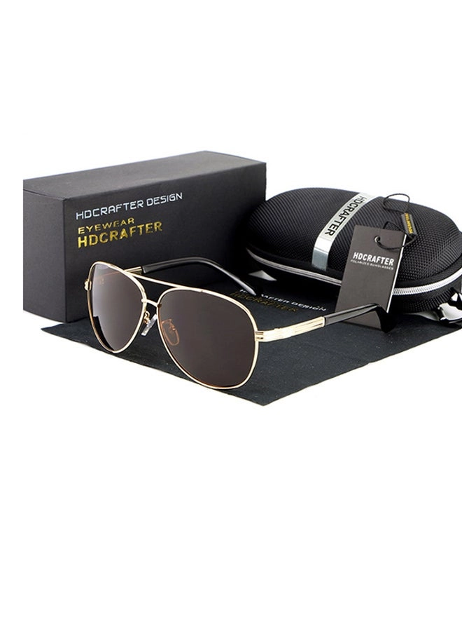 HDCRAFTER Aviator Frame Sunglasses - 61mm Black