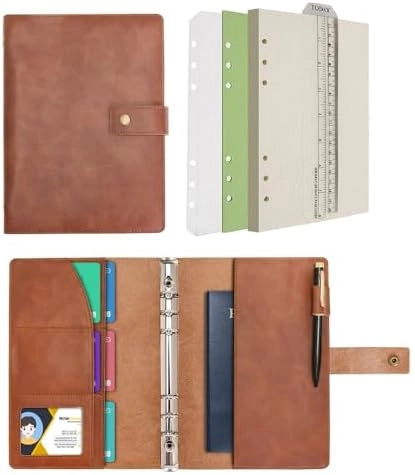 MZA STORES Leather Diary - A5
