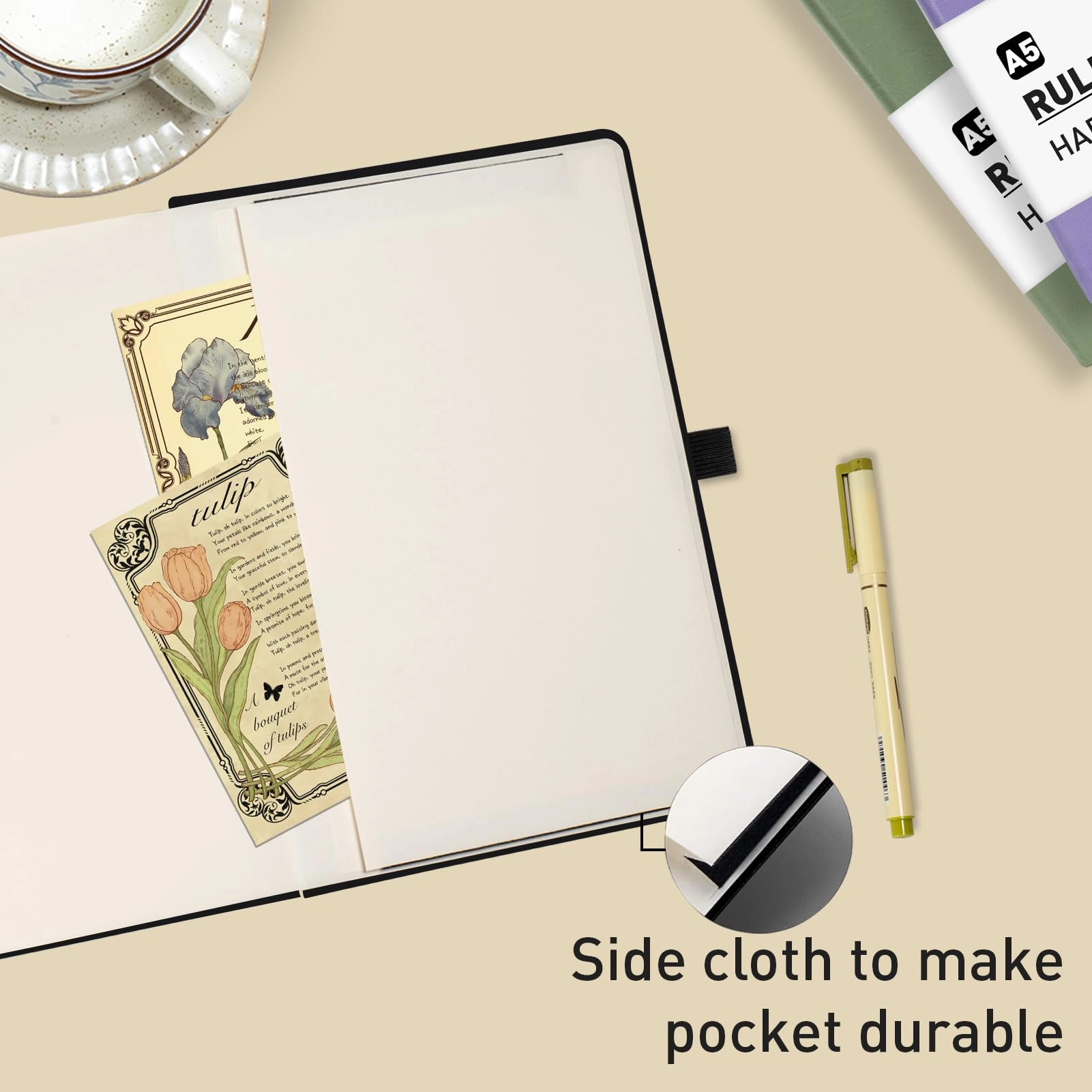 Notebook A5 Hardcover - Dotted 192 Pages