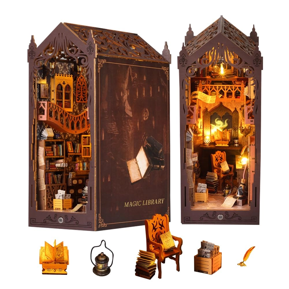 TOPBSFARNY DIY Book Nook Kit