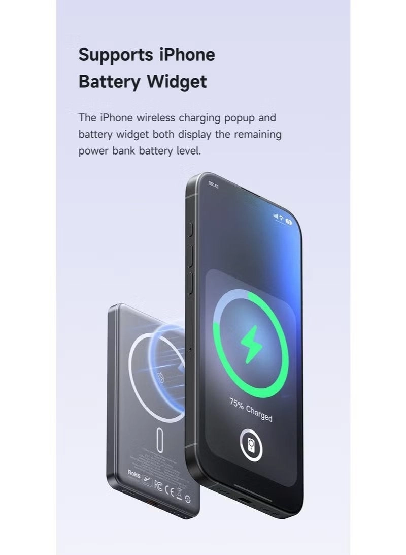 Magnetic Wireless Power Bank - 5000mAh 20W