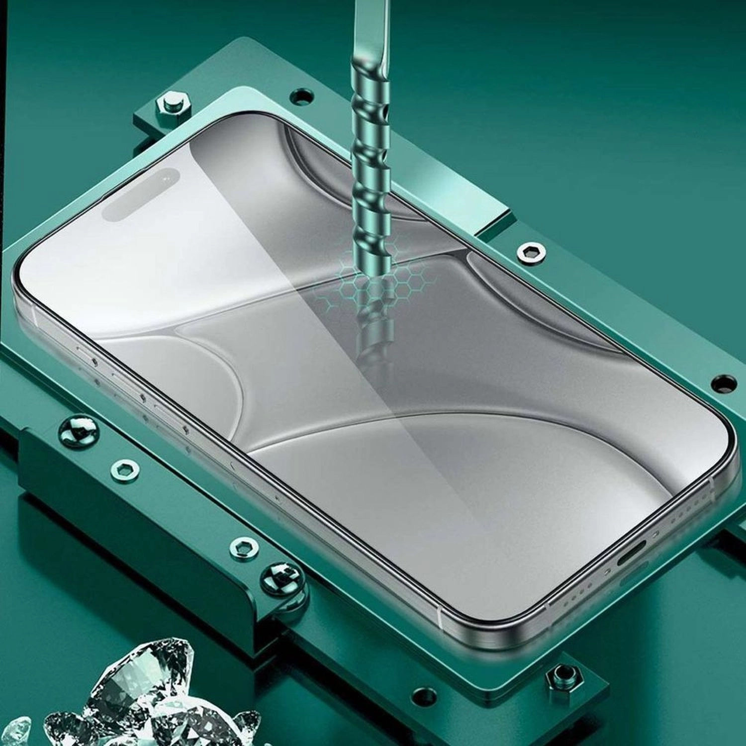 4-in-1 Defender Pack Clear Case for iPhone 16 Pro Max