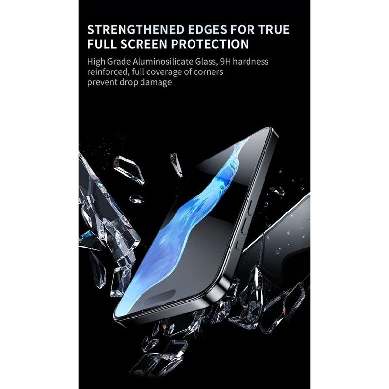 HD Tempered Glass Screen Protector for iPhone 15