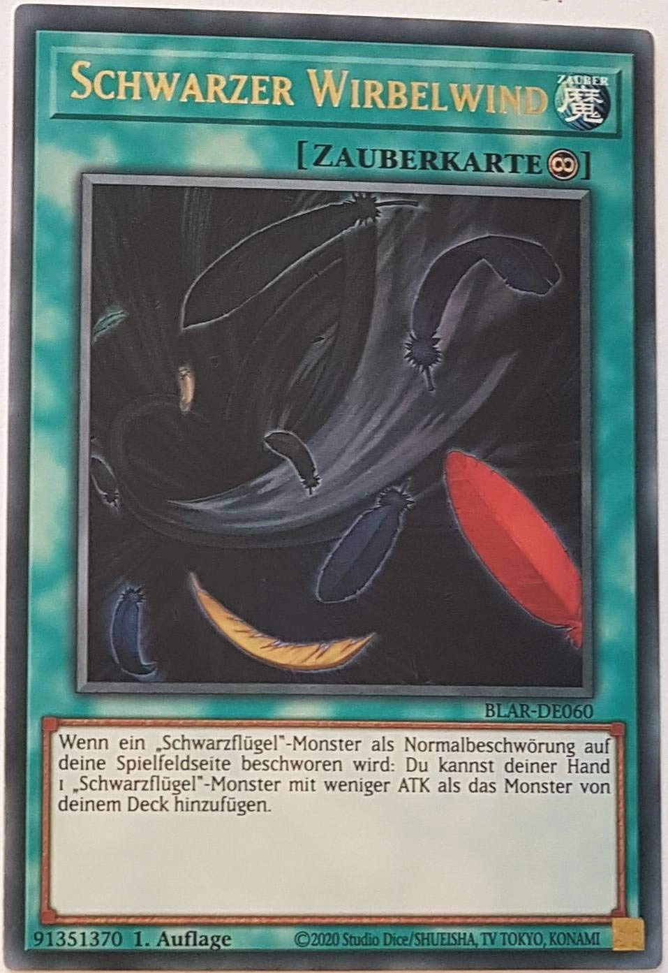 Konami Yugioh Black whirlwind BLAR-DE060 - DE