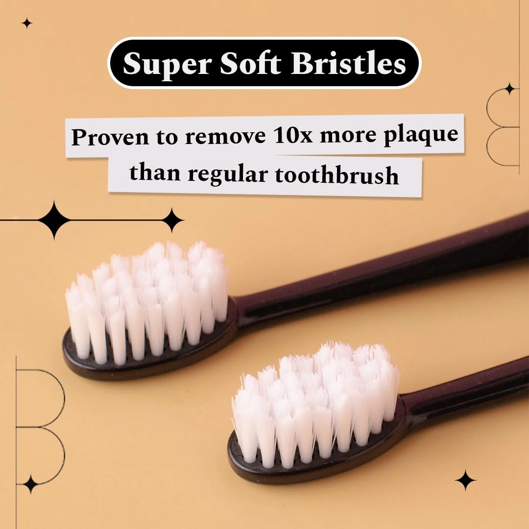 Electric Toothbrush - 2 Modes AAA Powered 2 Brush Heads