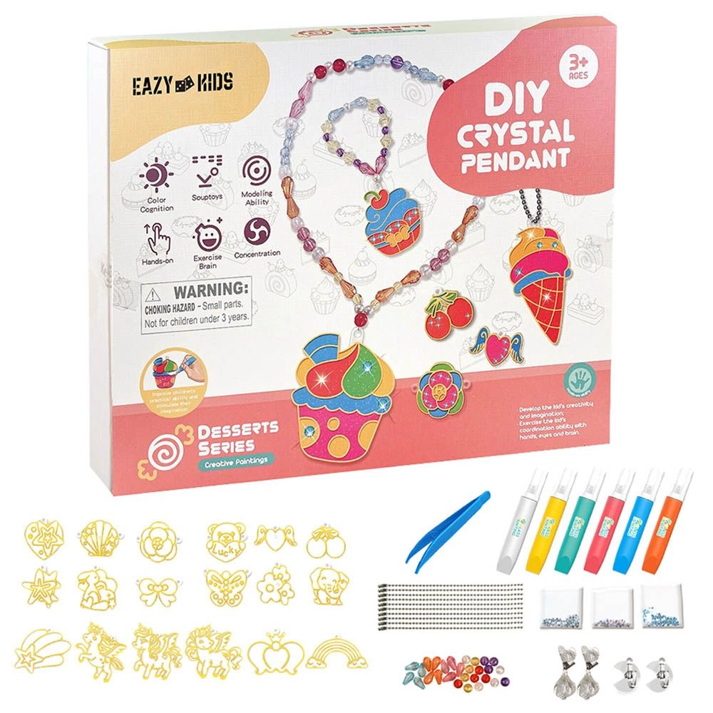 Crystal Pendant Making & Coloring Set - XL Dessert