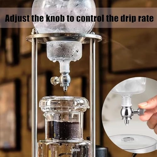 Cold Brew Drip Coffee Maker - 800ml High Borosilicate Glass
