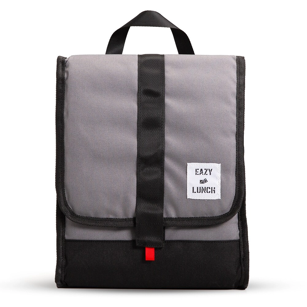 Lunch Bag - Grey & Black