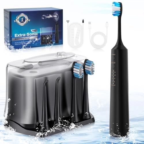 2-1 Professional Electric Toothbrush - Water Flosser 3800VPM