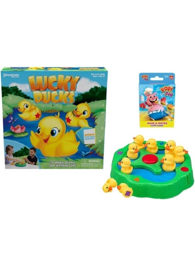 Lucky Ducks + Pop Make-A-Match - Card Game