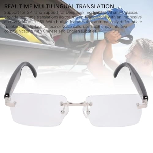 F07 - AI Smart Glasses 144 Languages Dual Speakers