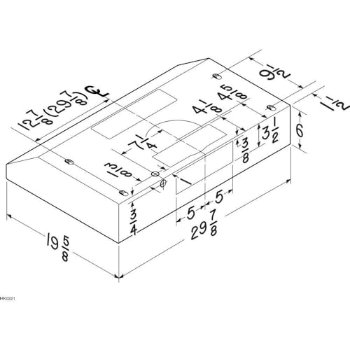 BCSEK130WW - 30-inch 300 CFM 1.5 Sones