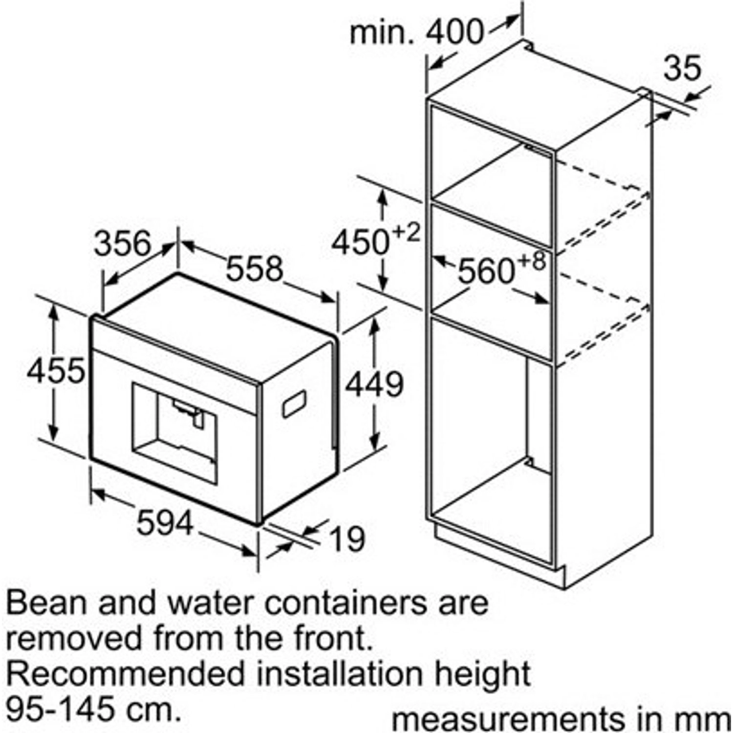 Built-In Fully-Automatic Coffee Machine CTL636ES1