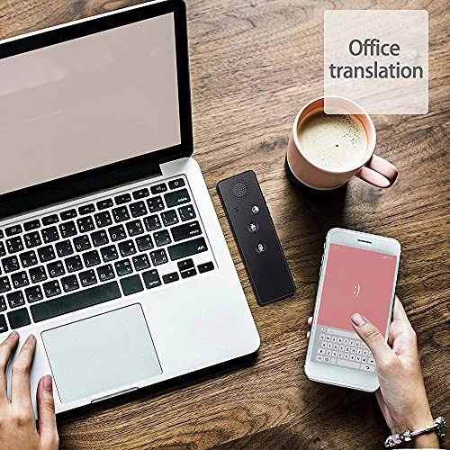 Language Translator Device - 1 Hour of Recording 8-mic array 360° pickup