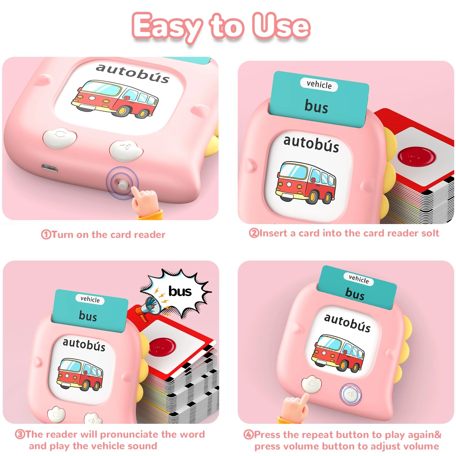 Talking Flash Cards - 2-6 280 pieces