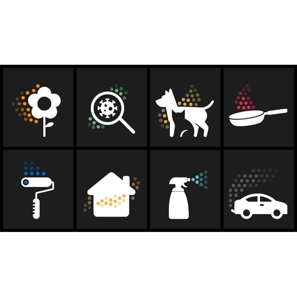 HushJet Purifier Compact - White/Silver 5-year filter life