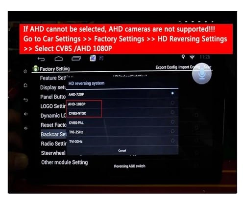Rear View Camera - Night vision 628(H)x582(V) Pixel