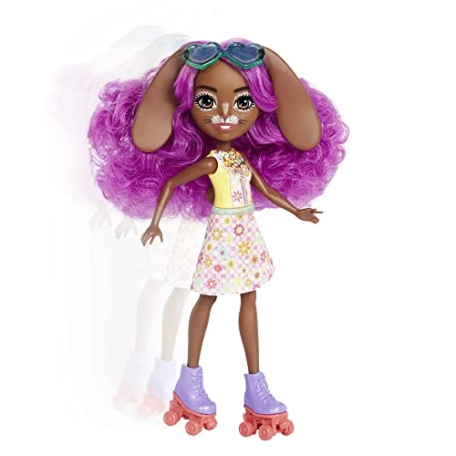 HJH67 - Skateboard in the City 15+ elements 5 dolls 15 cm Ages 4+