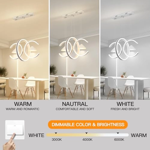 Modern LED Chandelier - 100cm