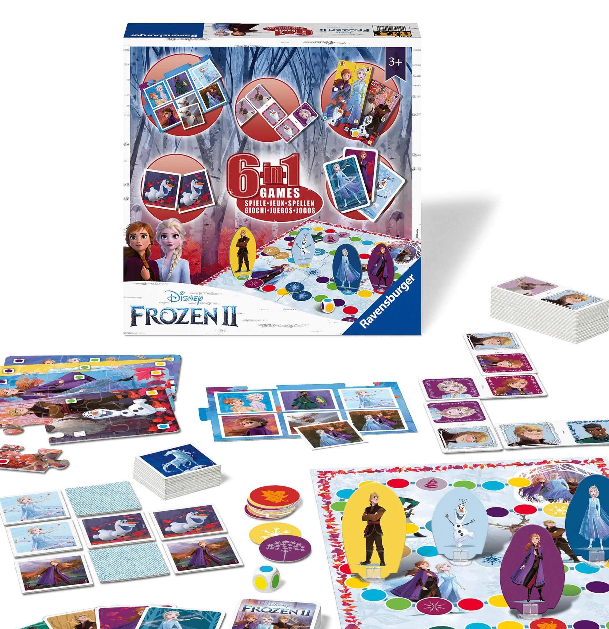 Ravensburger Frozen 2 6-in-1 Game - English 3 years and up 104 piece(s)