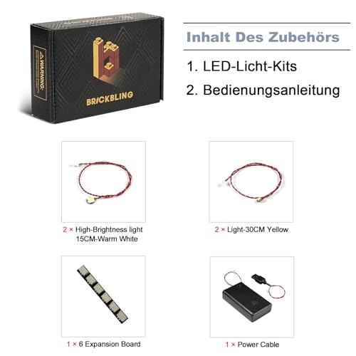 LED Light Set - Copper Line for LEGO F1 Pit Stop & Pit Crew with Ferrari Car 60443