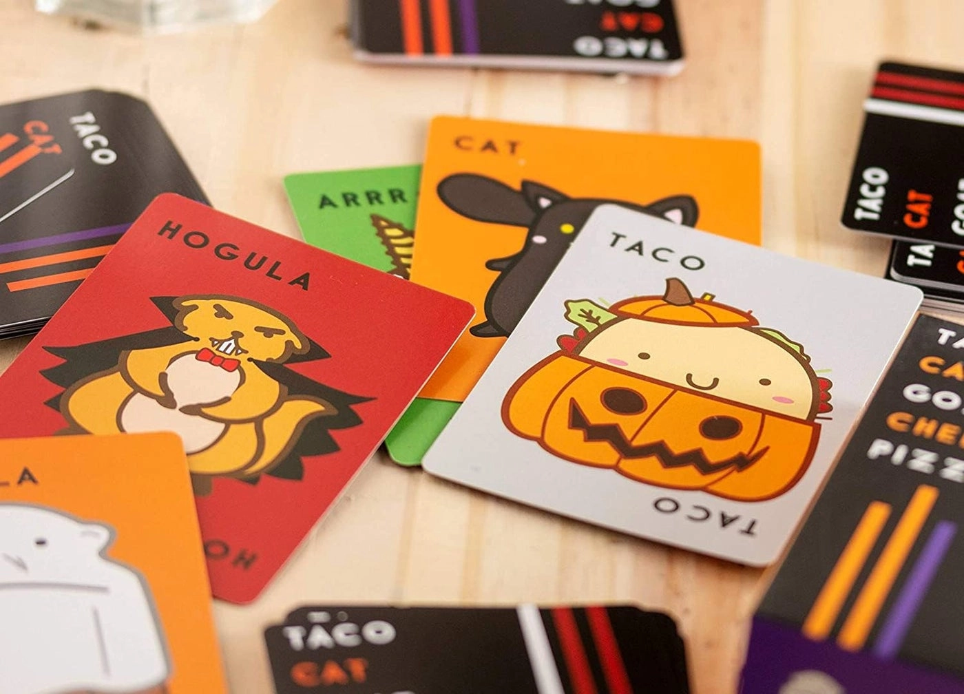 Taco Cat Goat Cheese Pizza: Halloween Edition - Card Game