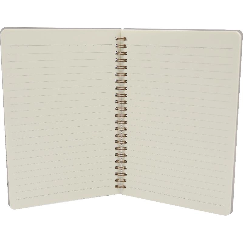 Notebook 19 X 26 cm Spiral - Grid 100 Sheets