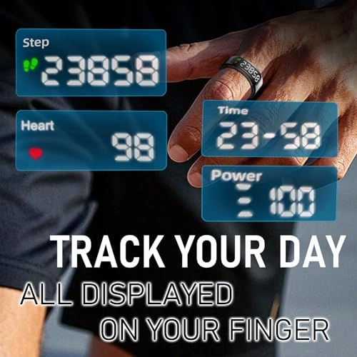 Smart Ring - Heart rate monitor Blood oxygen saturation Sleep Monitoring