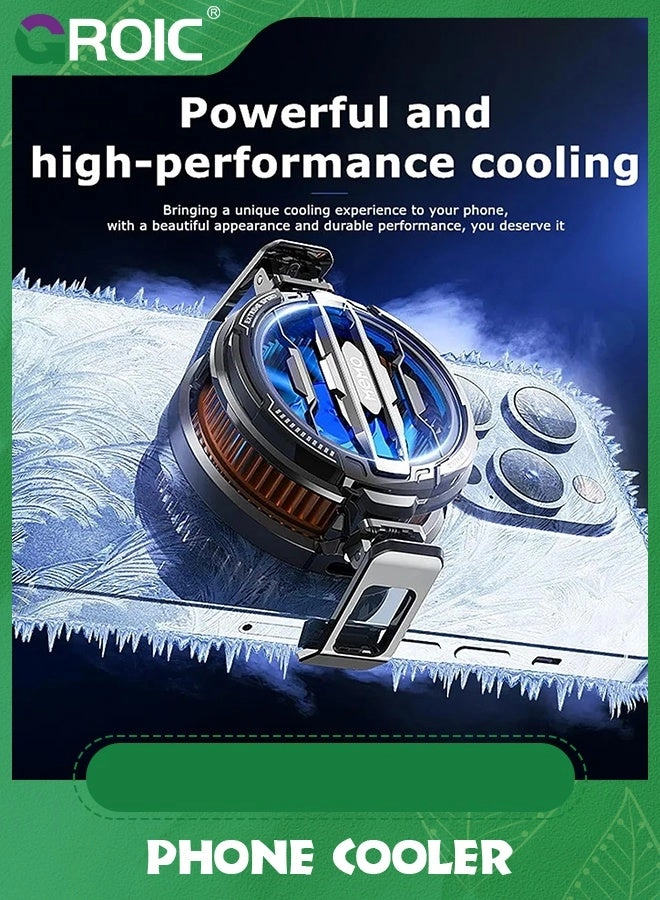 Phone Cooler - 3 Cooling Modes RGB Lights