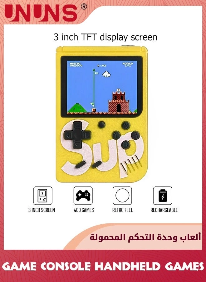 SUP Game Box - 400 Classic Games Rechargeable Battery