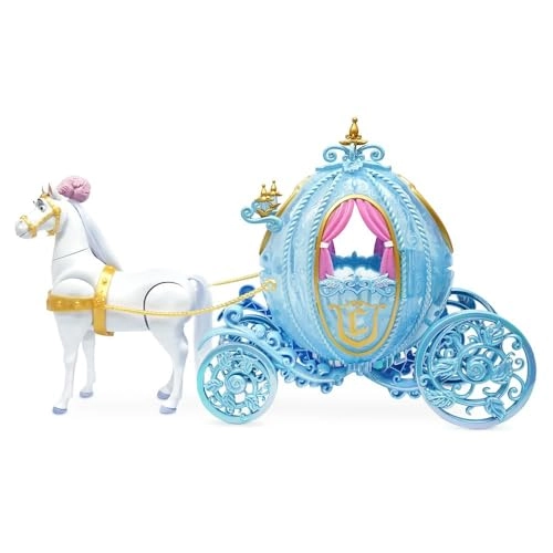 Cinderella Classic Doll & Carriage - Deluxe Set Pumpkin Carriage Light-Up Walking Horse