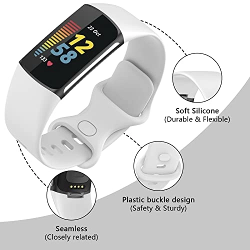 Silicone Watch Band for Fitbit Charge 5