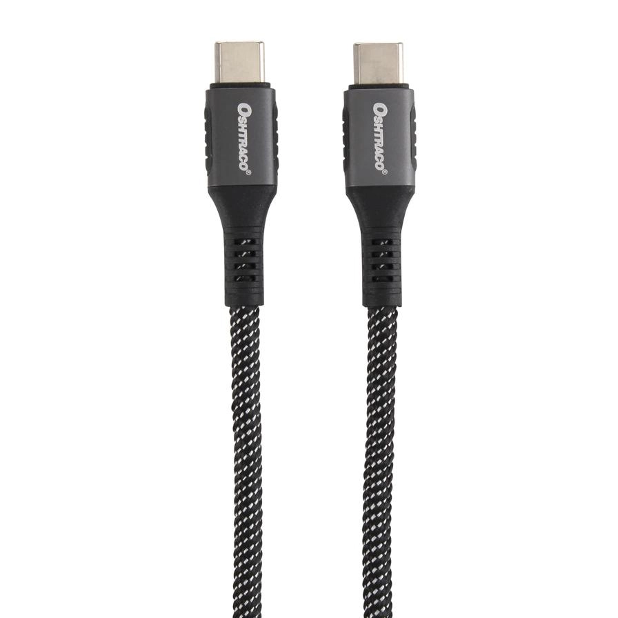 Oshtraco Charge Cable Type C to Type C 1.5m Braided
