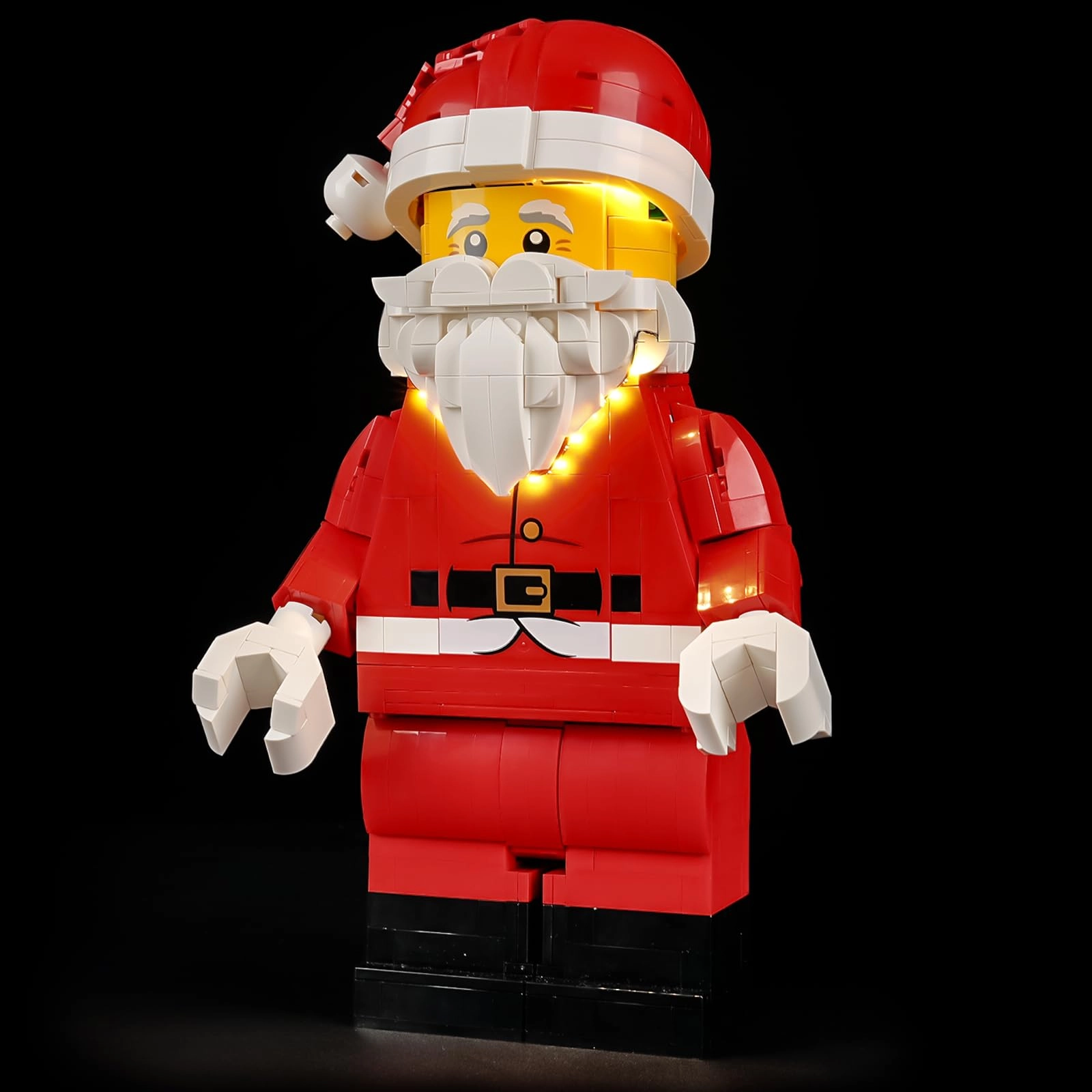 YEABRICKS LED Light for LEGO 40820 Minifigures Up-Scaled Santa Minifigure Model - Plastic