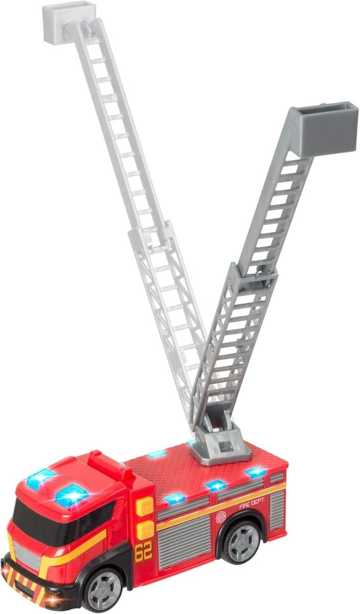 Mean Machines Light And Sound Fire Engine - Red 3+